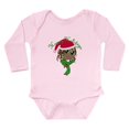 thumbnail image 1 of CafePress - Kicking Spirit Happy Holidays Long Sleeve Infant B - Long Sleeve Cotton Baby Bodysuit, 1 of 4