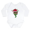 thumbnail image 1 of CafePress - Kicking Spirit Happy Holidays Long Sleeve Infant B - Long Sleeve Cotton Baby Bodysuit, 1 of 4