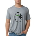 thumbnail image 1 of CafePress - Kidney Mustache T Shirt - Mens Tri-blend T-Shirt, 1 of 1