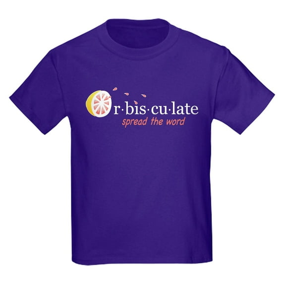 CafePress - Kids' Orbisculate Logo T Shirt - Dark T-Shirt Kids XS-XL