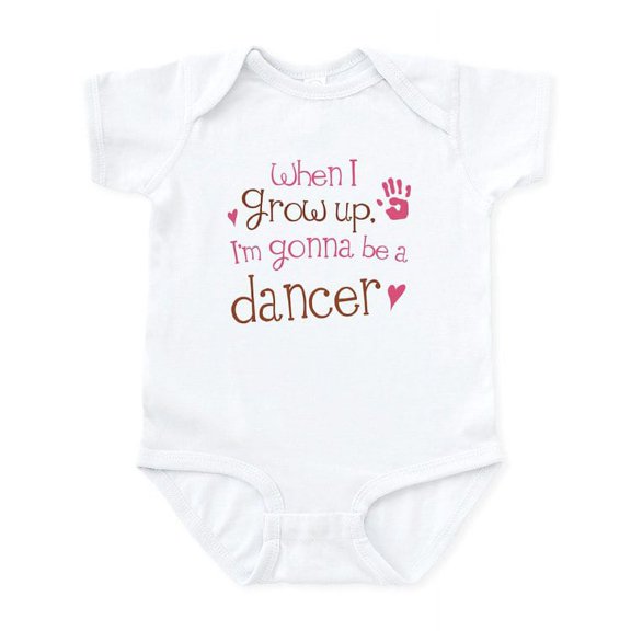 CafePress - Kids Future Dancer Infant Bodysuit - Baby Light Bodysuit, Size Newborn - 24 Months