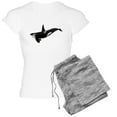 thumbnail image 1 of CafePress - Killer (Orca) Whale Pajamas - Women's Short Sleeve Print T-Shirt and Pants Light Cotton Pajama Set, 1 of 7