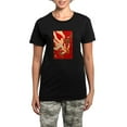 thumbnail image 1 of CafePress - Kimono Tradisional Design Goldfish Women's Dark - Women's Short Sleeve Print T-Shirt and Pants Dark Cotton Pajama Set, 1 of 7