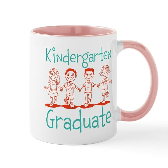 CafePress - Kindergarten Graduate Mug - 11 oz Ceramic Mug - Novelty Coffee Tea Cup