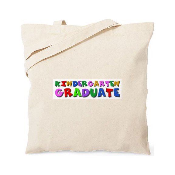 CafePress - Kindergarten Graduation Idea Tote Bag - Unisex Canvas Tote Bag, Beige, 1-Piece