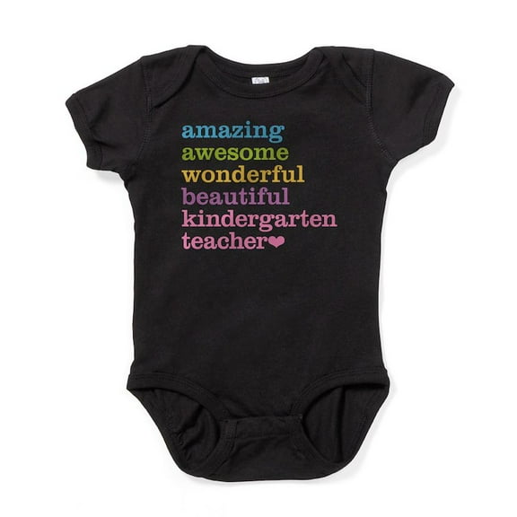 CafePress - Kindergarten Teacher - Cute Infant Bodysuit Baby Romper - Size Newborn - 24 Months