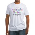 thumbnail image 1 of CafePress - Kindergarten Teacher Fitted T Shirt - Fitted T-Shirt, Vintage Fit Soft Cotton Tee, 1 of 1