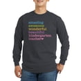 thumbnail image 1 of CafePress - Kindergarten Teacher Long Sleeve Dark T Shirt - Long Sleeve Dark T-Shirt, 1 of 4