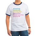 thumbnail image 1 of CafePress - Kindergarten Teacher Ringer T - 100% Cotton Ringed T-Shirt, 1 of 4