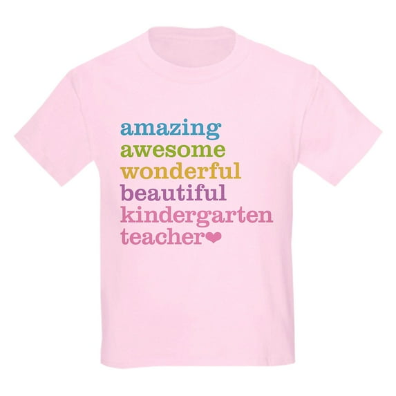CafePress - Kindergarten Teacher T Shirt - Light T-Shirt Kids XS-XL