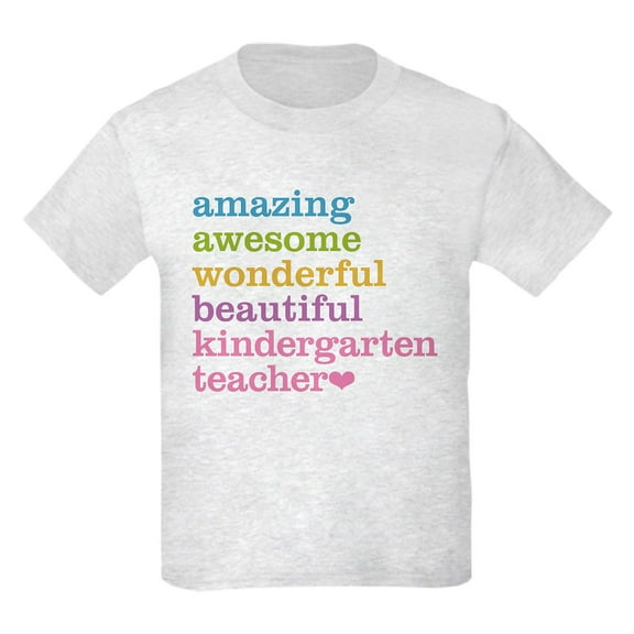 CafePress - Kindergarten Teacher T Shirt - Light T-Shirt Kids XS-XL