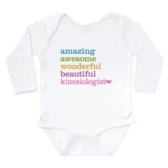 CafePress - Kinesiologist Body Suit - Long Sleeve Cotton Baby Bodysuit