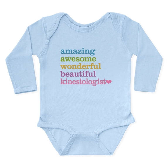 CafePress - Kinesiologist Body Suit - Long Sleeve Cotton Baby Bodysuit