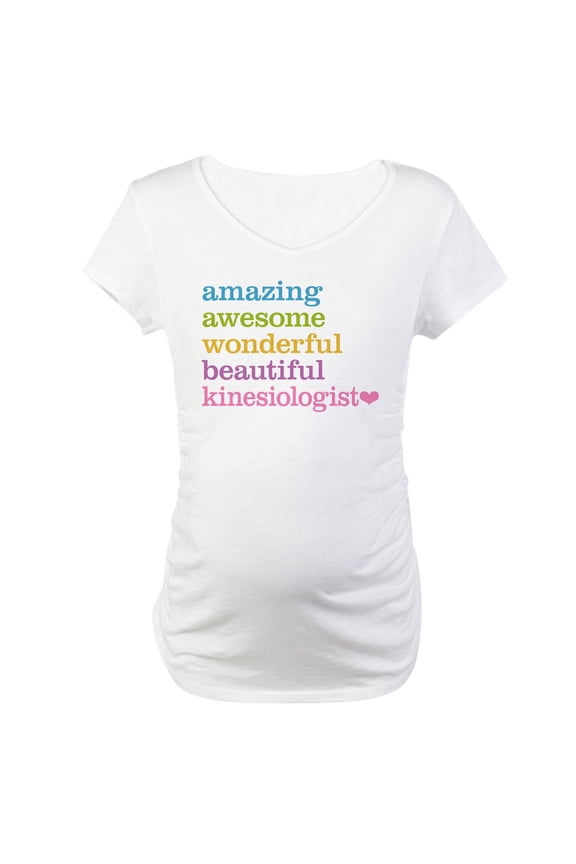 - Kinesiologist Maternity T Shirt - Cotton Maternity T-shirt, Cute & Funny Pregnancy Tee
