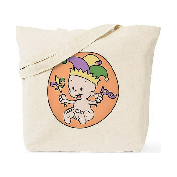 CafePress - King Cake Baby Tote Bag - Unisex Canvas Tote Bag, Beige, 1-Piece