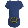 thumbnail image 1 of CafePress - King Cake Maternity T Shirt - Maternity Dark T-Shirt, 1 of 3