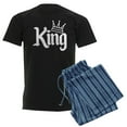 thumbnail image 1 of CafePress - King Gold Men's Dark Pajamas - Men's Dark Loose Fit Cotton Pajama Set, 1 of 7
