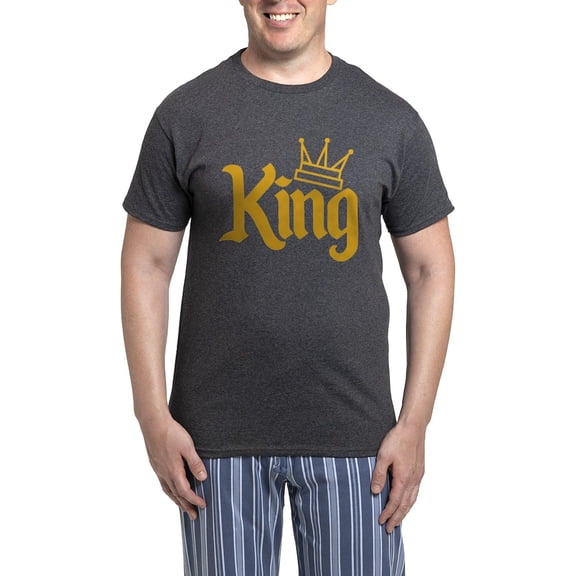 CafePress - King Gold Men's Light Pajamas - Men's Loose Fit, Cotton - 2 Piece Pajama Set