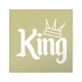 thumbnail image 1 of CafePress - King Gold Square Sticker 3 X 3 - Square Sticker 3" x 3", 1 of 1