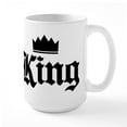thumbnail image 1 of CafePress - King Large Mug - 15 oz Ceramic Large White Novelty Mug, 1 of 6