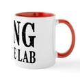 thumbnail image 1 of CafePress - King Of The Lab Mug - 11 oz Ceramic Mug - Novelty Coffee Tea Cup, 1 of 6