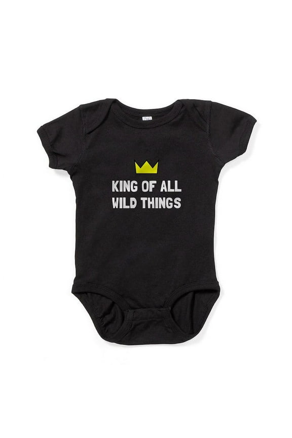 - King Of Wild Things - Cute Infant Bodysuit Baby Romper - Size Newborn - 24 Months