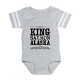 thumbnail image 1 of CafePress - King Salmon Alaska - Cute Infant Baby Football Bodysuit, 1 of 3