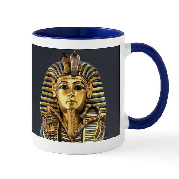 CafePress - King Tut Mug - 11 oz Ceramic Mug - Novelty Coffee Tea Cup