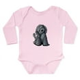 thumbnail image 1 of CafePress - Kiniart Black Doodle D Long Sleeve Infant Bodysuit - Long Sleeve Cotton Baby Bodysuit, 1 of 4