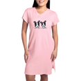 thumbnail image 1 of CafePress - Kiniart Boston Terrier - Women's Nightshirt, 1 of 4