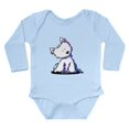 thumbnail image 1 of CafePress - Kiniart Curious Westie Long Sleeve Infant Bodysuit - Long Sleeve Cotton Baby Bodysuit, 1 of 4