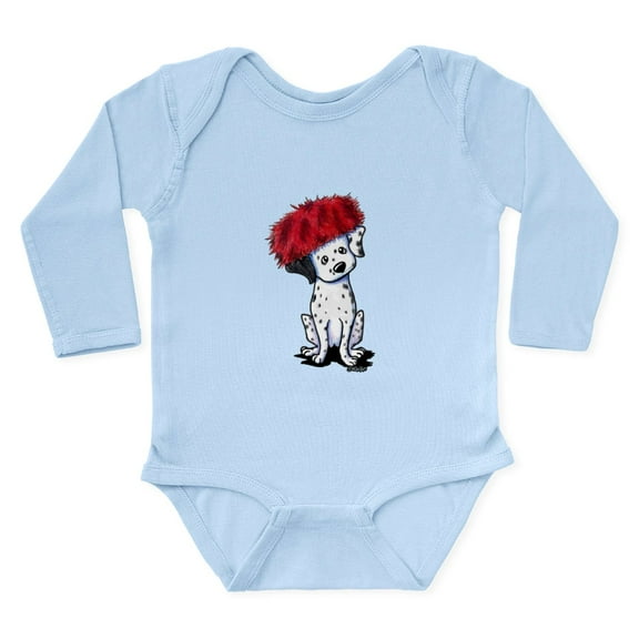 CafePress - Kiniart Dalmatian In R Long Sleeve Infant Bodysuit - Long Sleeve Cotton Baby Bodysuit