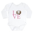 thumbnail image 1 of CafePress - Kiniart Doodle Love Long Sleeve Infant Bodysuit - Long Sleeve Cotton Baby Bodysuit, 1 of 4