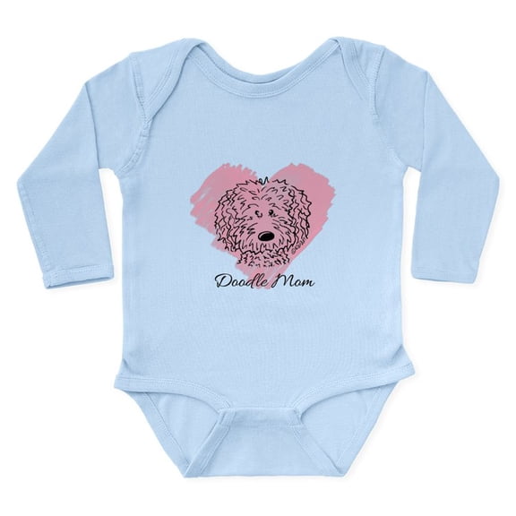 CafePress - Kiniart Doodle Mom Long Sleeve Infant Bodysuit - Long Sleeve Cotton Baby Bodysuit