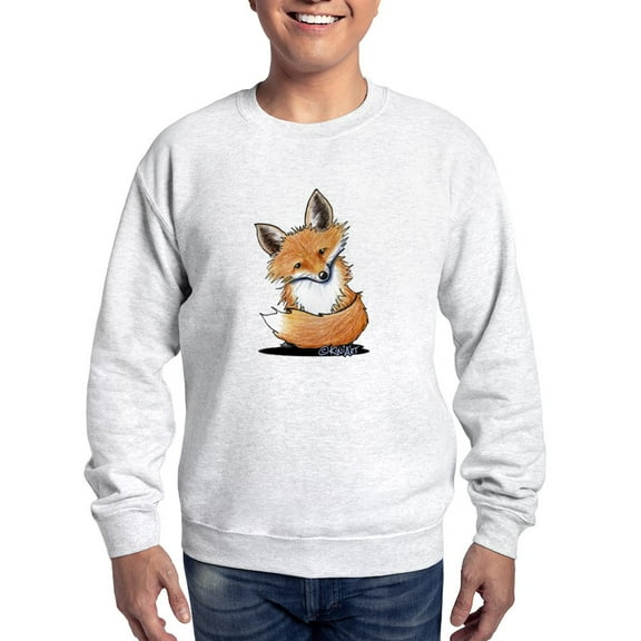 CafePress - Kiniart Fox Sweatshirt - Crew Neck Sweatshirt