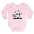 thumbnail image 1 of CafePress - Kiniart Maltese Garden Helper Body Suit - Long Sleeve Cotton Baby Bodysuit, 1 of 4