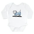 thumbnail image 1 of CafePress - Kiniart Pjs Westie Long Sleeve Infant Bodysuit - Long Sleeve Cotton Baby Bodysuit, 1 of 4