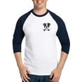 thumbnail image 1 of CafePress - Kiniart Pocket Boston Baseball Jersey - Cotton Baseball Jersey, 3/4 Raglan Sleeve Shirt, 1 of 4