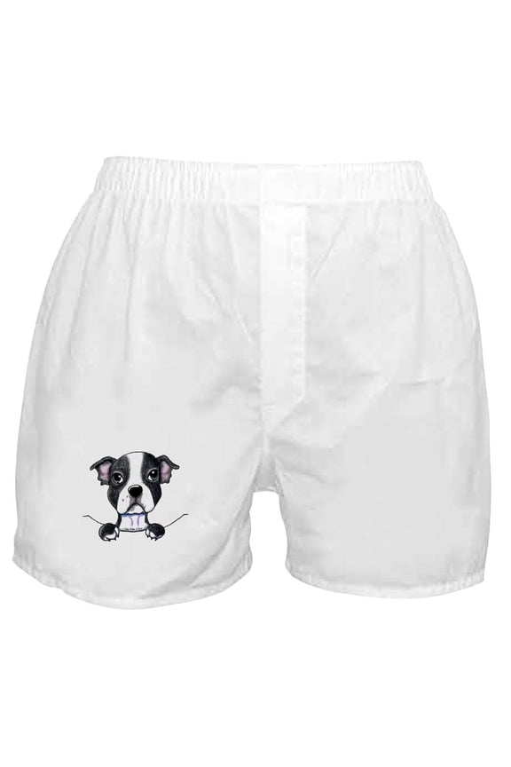 - Kiniart Pocket Boston Boxer Shorts - Men's Novelty Boxer Shorts