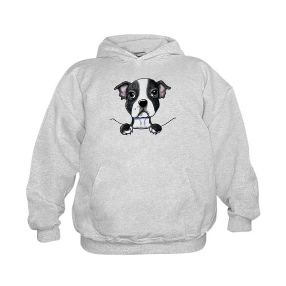 CafePress - Kiniart Pocket Boston - Kids Hooded Sweatshirt, Classic Hoodie