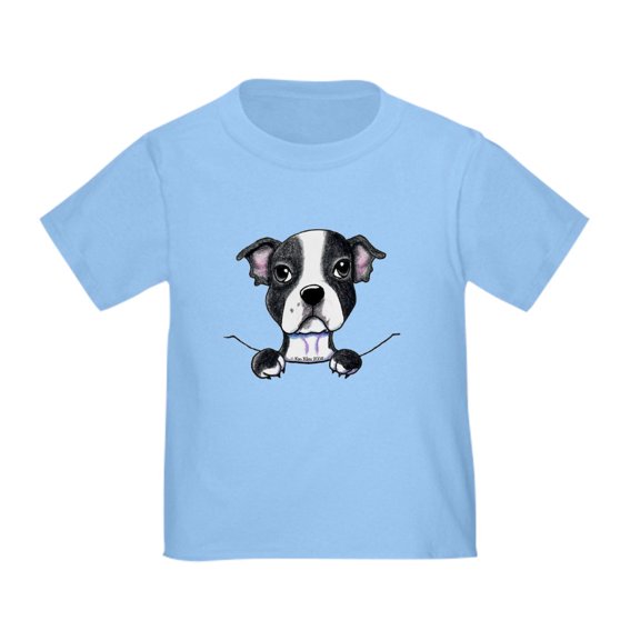 CafePress - Kiniart Pocket Boston Toddler T Shirt - Cute Toddler T-Shirt, 100% Cotton