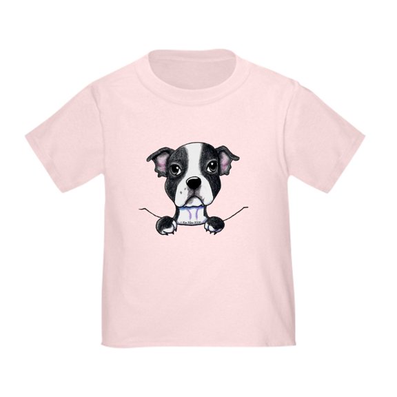 CafePress - Kiniart Pocket Boston Toddler T Shirt - Cute Toddler T-Shirt, 100% Cotton