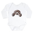 thumbnail image 1 of CafePress - Kiniart Pocket Sloth Long Sleeve Infant Bodysuit - Long Sleeve Cotton Baby Bodysuit, 1 of 4