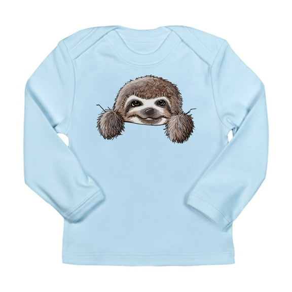 CafePress - Kiniart Pocket Sloth Long Sleeve Infant T Shirt - Long Sleeve Infant T-Shirt