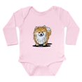 thumbnail image 1 of CafePress - Kiniart™ Pomeranian Long Sleeve Infant Bodysuit - Long Sleeve Cotton Baby Bodysuit, 1 of 4