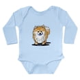 thumbnail image 1 of CafePress - Kiniart™ Pomeranian Long Sleeve Infant Bodysuit - Long Sleeve Cotton Baby Bodysuit, 1 of 4