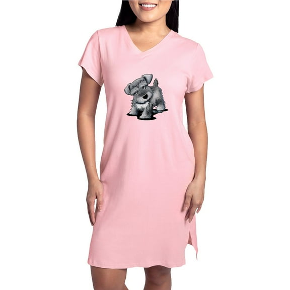 CafePress - Kiniart Silver Schnauzer - Women's Nightshirt