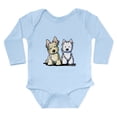 thumbnail image 1 of CafePress - Kiniart Terriers Long Sleeve Infant Bodysuit - Long Sleeve Cotton Baby Bodysuit, 1 of 4
