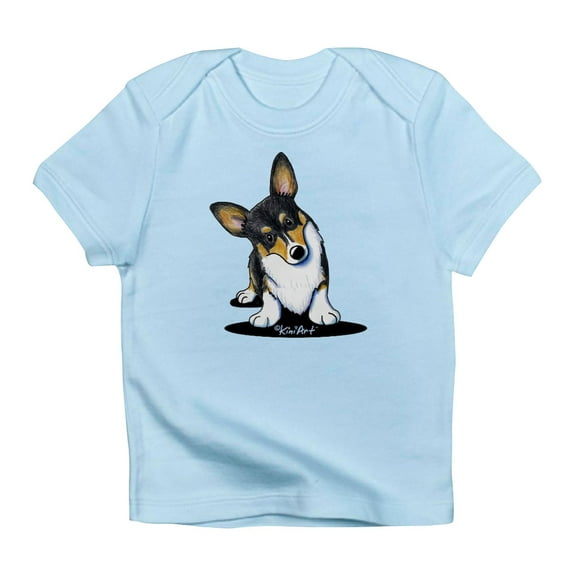 CafePress - Kiniart Tricolor Corgi Infant T Shirt - Infant T-Shirt
