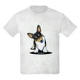 thumbnail image 1 of CafePress - Kiniart Tricolor Corgi Kids Light T Shirt - Light T-Shirt Kids XS-XL, 1 of 4